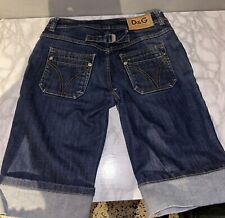 Pantaloncini DOLCE & GABBANA BERMUDA jeans Donna Tg 27 D&G
