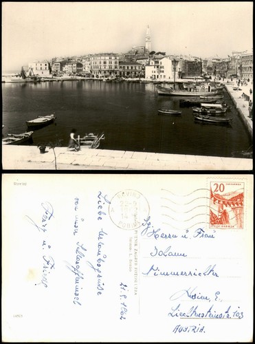Cartolina rovigno - rovigno,