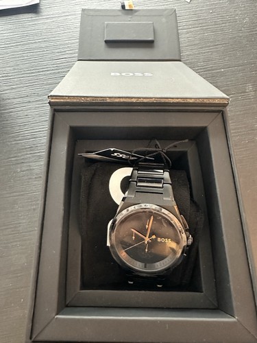 Orologio uomo boss nero con - boss,