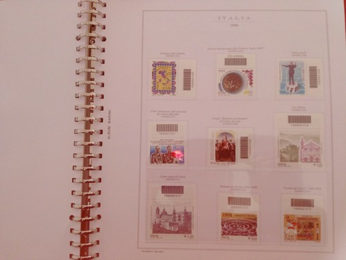 Francobolli italia 2008 codice - italia,