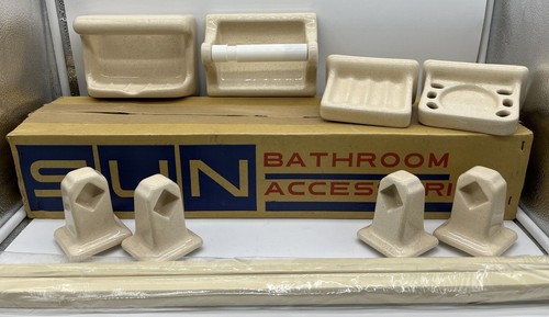 Vintage 10pc bathroom fixture - vintage,