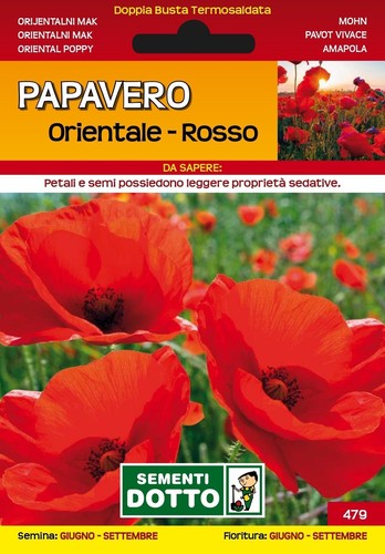 Semi papavero orientale - semi, di