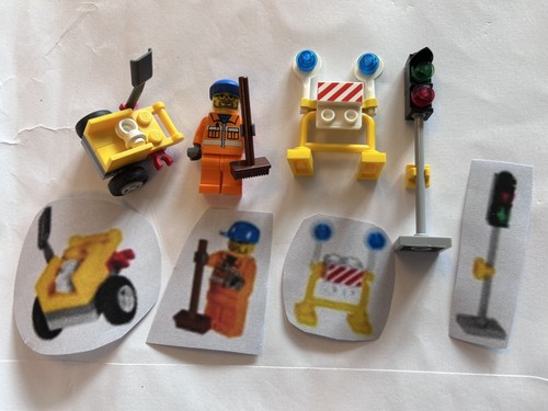 Lego workman semaforo barriera - workman,