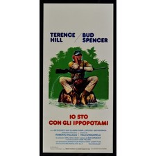 locandina IO STO CON GLI IPPOPOTAMI terence hill bud spencer CAT10