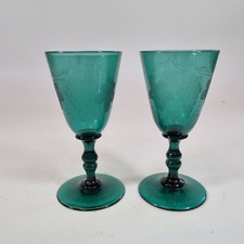 Antica coppia bicchieri da