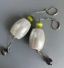 Orecchini Donna Acciaio Perle
