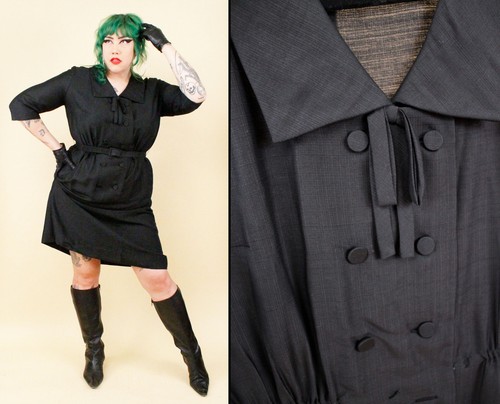 Abito vintage anni nero - anni, 50