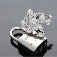 Anello con brillanti ponte - anello, di