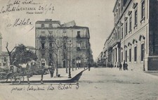 Catania piazza Cutelli calesse