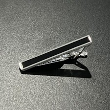 Fermacravatta Pietra Nera Uomo