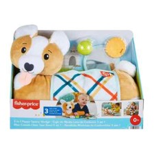 Cuscino Corgi Tummy Time 3 in 1 Fisher-Price HJW1 Morbidissimo Peluche