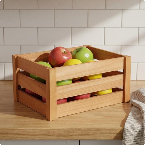 Cassa portaoggetti legno - in,