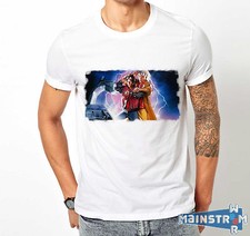 T-SHIRT BACK TO THE FUTURE RITORNO AL FUTURO DELOREAN MARTY MCFLY DOC