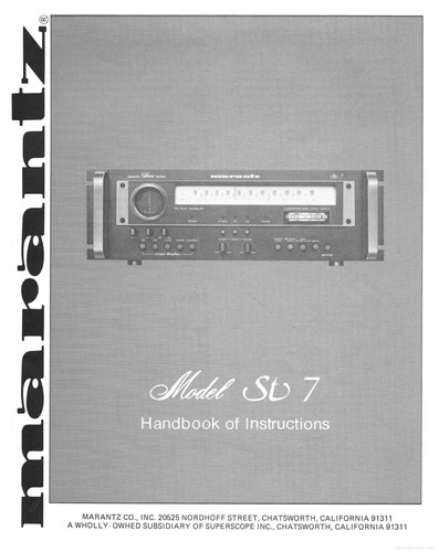 Marantz sintonizzatore - st-7,