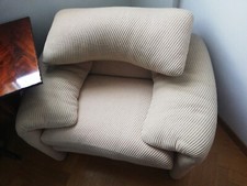 Poltrona Maralunga di Magistretti per Cassina Vintage anni 80