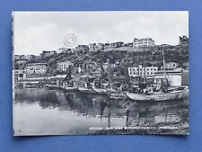 Cartolina Ortona - Banchina Motopescherecci - Panorama - 1954 ca.