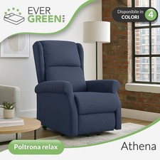 Poltrona relax alzapersona elettrica reclinabile a motore ATHENA - Evergreenweb
