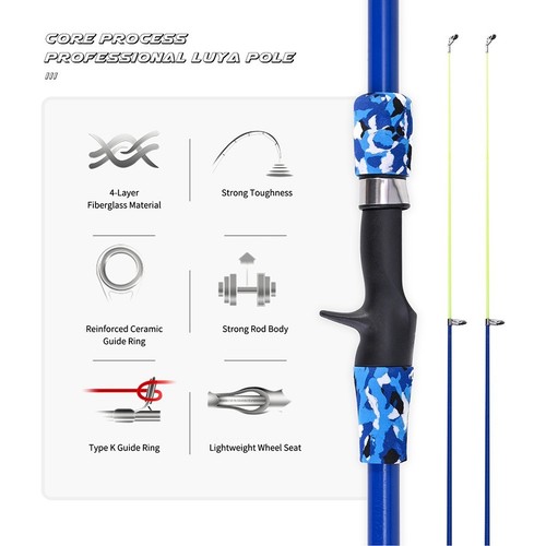 Canna pesca telescopica per - canna, da
