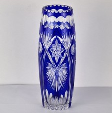 Stile Liberty Vaso Vetro Blu