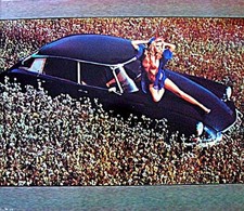 Vecchia insegna in latta