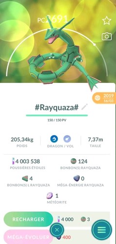 Pokémon rayquaza - go,