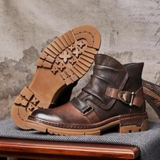 Stivali da uomo in pelle