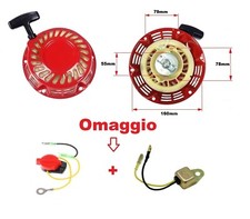 Avviamento a strappo Motopompa Honda Gx160, Gx200 Gx270, Gx390, WP30 168F 170F