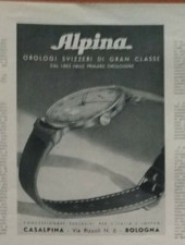 "OROLOGI ALPINA"PUBBLICITA' VINTAGE 1941
