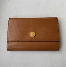 Portafoglio Bulgari pelle marrone