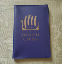 VINTAGE SET MONETE DANESI DANISH COIN 1971 IN BLISTER DA COLLEZIONE CORONE