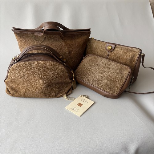 Borbonese italia set borsa - borbonese, 3