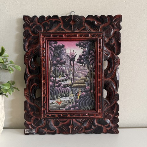 Tela vintage balinese dipinta