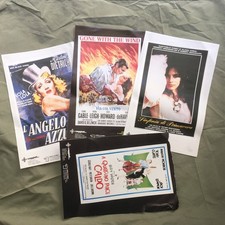 Locandine cinema film via col vento angelo azzurro qualcuno piace caldo ecc