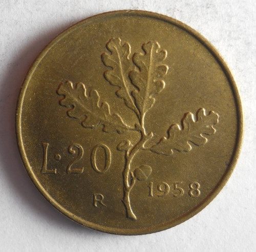 1958 italy lire excellent - 20,