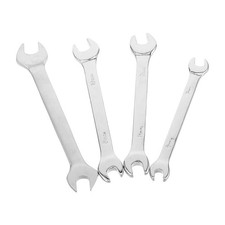  4 chiavi inglesi doppie - chiave inglese a testa piatta piccola con angolo di