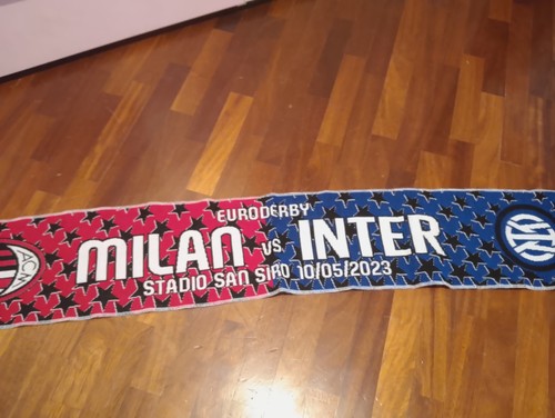 Sciarpa euroderby milan - euroderby, vs