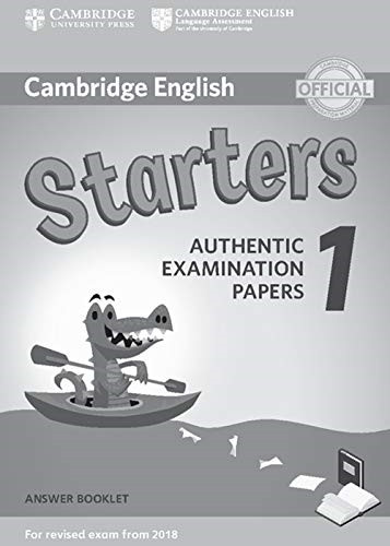 Cambridge english starters - cambridge, 1