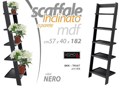 Scaffale inclinato parete - scaffale,