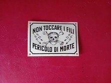 Tabella Targa Litografata