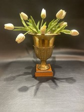 Vaso urna trofeo ottone