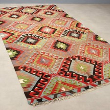 Tappeto Kilim Antico Cotone