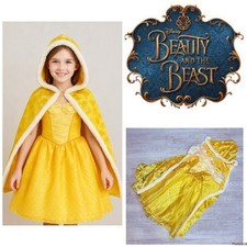 Costume Halloween Disney Belle La Bella e la Bestia vestito cosplay / mantello con cappuccio