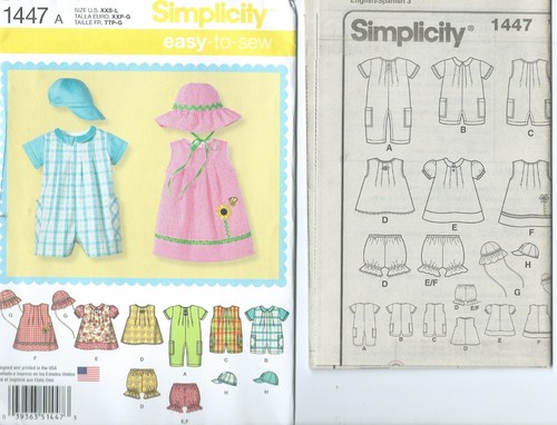 1447 modello cucito bambino - s,