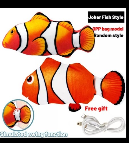 Pesce rosso giocattolo gatti - rosso,