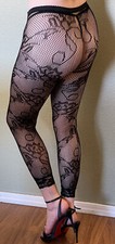 Lace Leggings Flower Pattern
