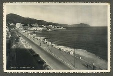 GENOVA VECCHIA - CORSO ITALIA - VG. 1955  F/P