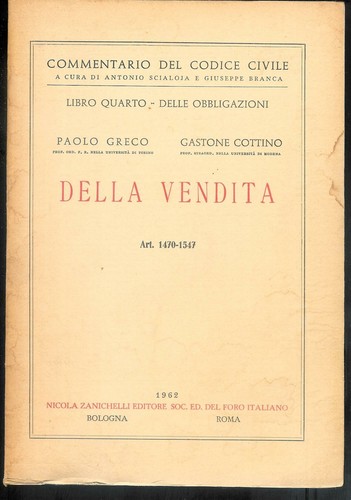 Commentario del codice civile - del,