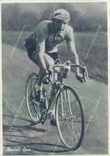 ag676 cartolina ciclismo gino bartali