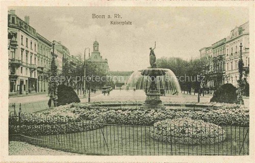 Fontana bonn rhein - bonn, kaiserplatz