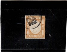 ASI-PROVINCE NAPOLETANE-10 GRANA-OTTIMO ANNULLO FEBBRAIO 1862- SPEDIZ. GRATUITA